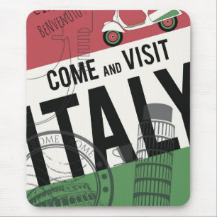 Kom Italië bezoeken Muismat