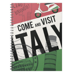 Kom Italië bezoeken Notitieboek
