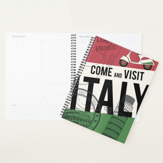 Kom Italië bezoeken Planner (Display)