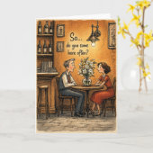Kom Je Hier Vaker Kaart (Gele Bloem)