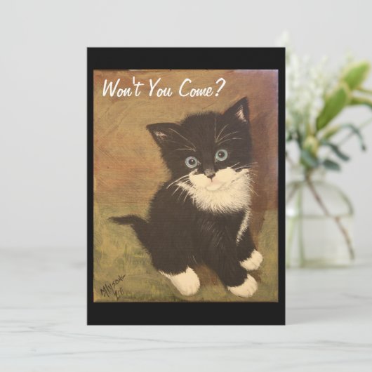 Kom je niet? kaart (Staand voorkant)