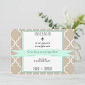 Kom je op onze trouwkaart? kaart (Staand voorkant)