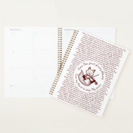 Kom, je telt ~ Tune My Heart Copper Fox Planner