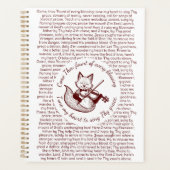 Kom, je telt ~ Tune My Heart Copper Fox Planner (Voorkant)