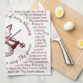 Kom, je telt ~ Tune My Heart Copper Fox Theedoek (Quarter Fold)