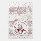 Kom, je telt ~ Tune My Heart Copper Fox Theedoek (Verticaal)