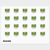 Kom je wat groene bonen geven. hart sticker (Vel)