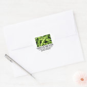 Kom je wat groene bonen geven. hart sticker (Envelop)