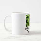 Kom je wat groene bonen geven. koffiemok (Links)