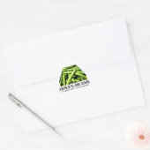 Kom je wat groene bonen geven. sticker (Envelop)