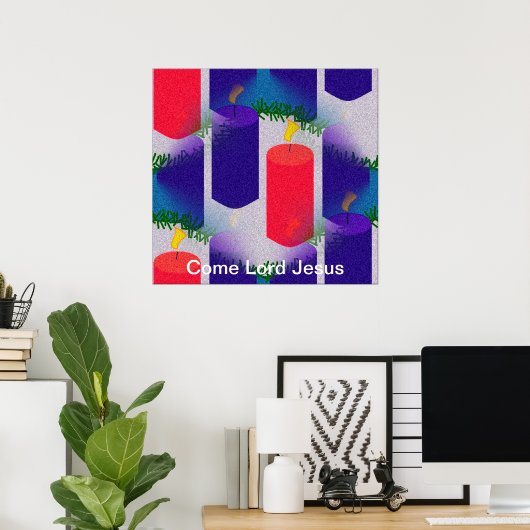 Kom Jezus Poster (Thuiskantoor)