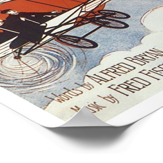 Kom Josephine in mijn vliegmachine  Songbo Poster (Hoek)