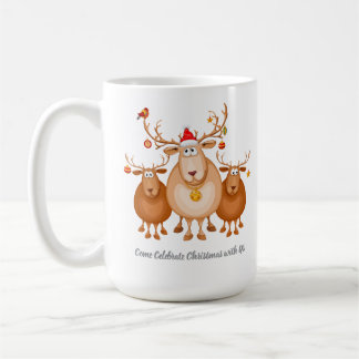 Kom kerst met ons vieren door premora koffiemok