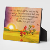 Kom kleine Leaves Verse Fotoplaat (Zijkant)