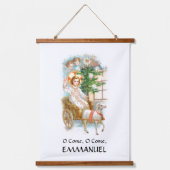 Kom, kom, Emmanuel Advent Hangend Wandkleed (Voorkant)