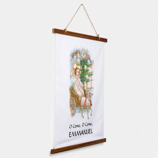 Kom, kom, Emmanuel Advent Hangend Wandkleed (Gebogen)