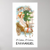 Kom, kom, Emmanuel Advent Poster (Voorkant)