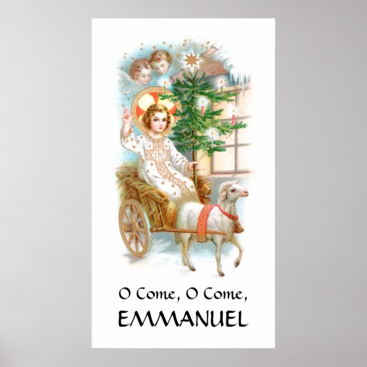 Kom, kom, Emmanuel Advent Poster (Voorkant)