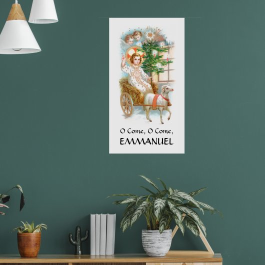 Kom, kom, Emmanuel Advent Poster (Woonkamer 1)