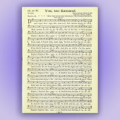 "Kom, kom, Emmanuel" Magnetische Kaart