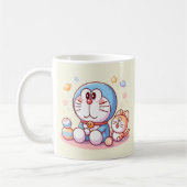 Kom Kom Kat En Doraemon Koffiemok (Links)