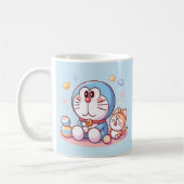 Kom Kom Kat En Doraemon Koffiemok (Links)
