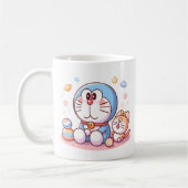 Kom Kom Kat En Doraemon Koffiemok (Links)