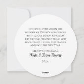 KOM LAAT ONS HEM AANBIDDEN Kerstmis Hymne geperson Feestdagenkaart (Achterkant)