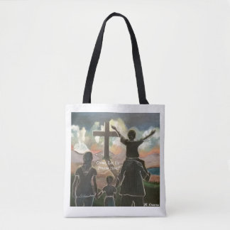 "Kom, laat ons Hem prijzen!" Tote bag