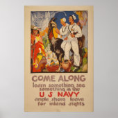 Kom langs - Amerikaanse marine Poster (Voorkant)