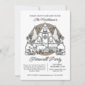 Kom langs bij Afscheidsfeestje in december Kaart (Voorkant)