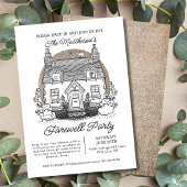 Kom langs bij Cats Farewell Party Kaart