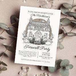 Kom langs bij Cats Farewell Party Kaart