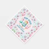 Kom langs en koel Ijslolly Feest Decor Verjaardag Servet (Hoek)