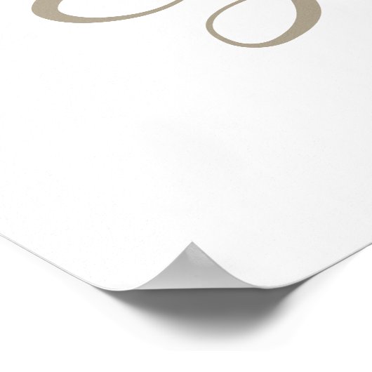 Kom laten we aanbidden hem borstel kalligrafie Pos Poster (Hoek)