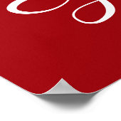 Kom, laten we hem aanbidden, kalligrafie poetsen poster (Hoek)