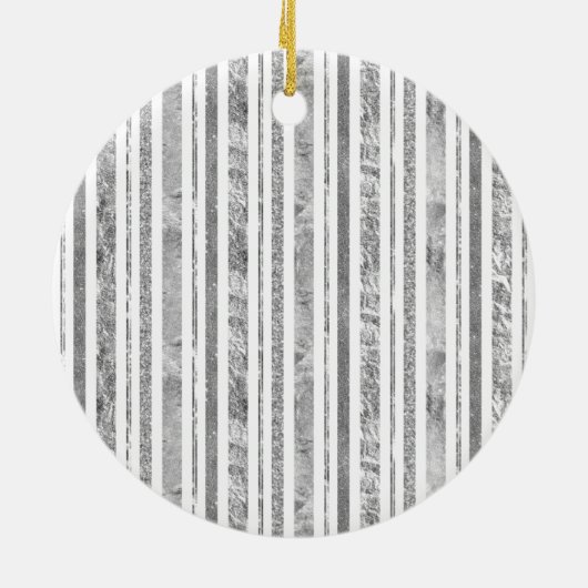 Kom, laten we Hem aanbidden met Kerstmis Keramisch Ornament (Achterkant)