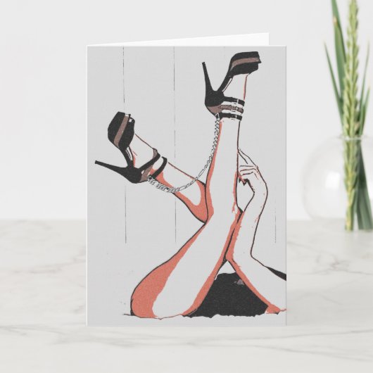 Kom, laten we wat ondeugende, knul spelletjes spel kaart (Voorkant)