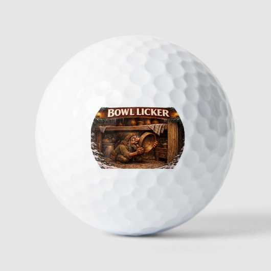 Kom Lepel IJslandse Kerstman Golfballen (Voorkant)