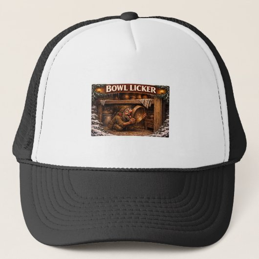 Kom Lepper IJslandse Kerstman Trucker Pet (Voorkant)