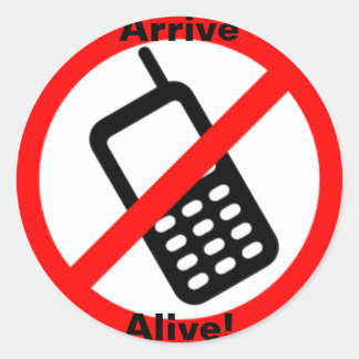 Kom levend! Grote ronde Sticker