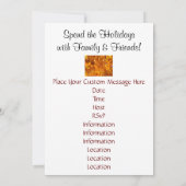 Kom maar één keer alle uitnodigingen in de herfst  (Achterkant)