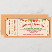 Kom maar één keer op uitnodiging (Voorkant / Achterkant)