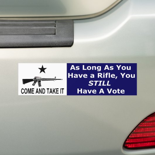 Kom maar mee. bumpersticker (Op auto)