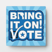 Kom maar op! STEMMEN Fotoplaat (Voorkant)