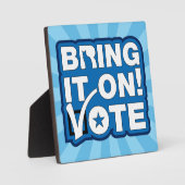 Kom maar op! STEMMEN Fotoplaat (Voorkant)