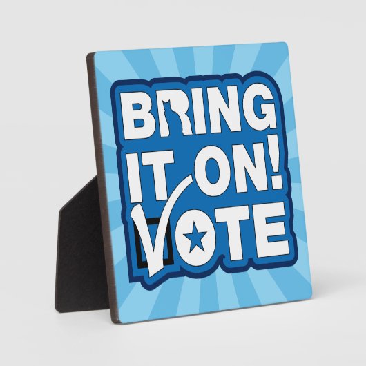 Kom maar op! STEMMEN Fotoplaat (Voorkant)