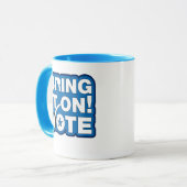 Kom maar op! STEMMEN Mok (Voorkant links)