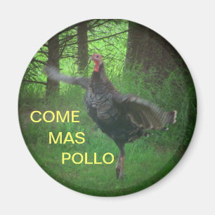 Kom Mas Pollo Funny Turkey Magneet