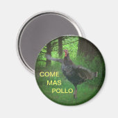 Kom Mas Pollo Grappig Turkije Magneet (Voorkant / Achterkant)